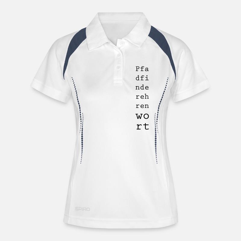 Scouts honor - Women's Polo breathable - white/navy