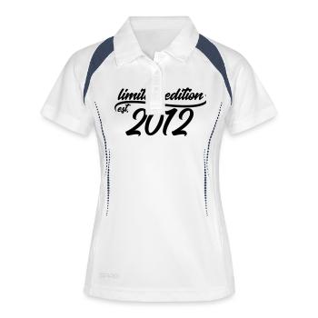 Limited Edition est 2012 - Women's Polo breathable - white/navy - Front
