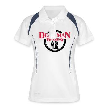 Dead Man Walking - Polo respirant Femme - blanc/marine - Devant