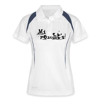 I've had enough! - Women's Polo breathable - white/navy - Front