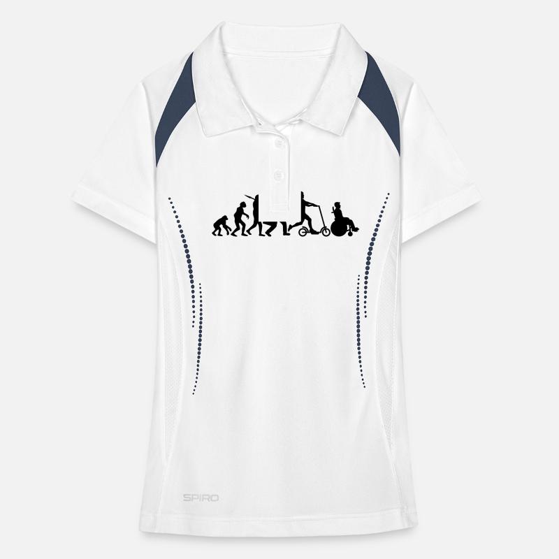 accident de fauteuil roulant fast evolution e scoot Polo respirant Femme