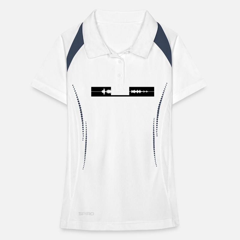 DUBSTEP, TECHNO ELECTRO, MINIMAL,, DANZA, MUSICA, Polo traspirante per donna