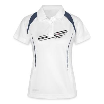 i love my car - Women's Polo breathable - white/navy - Front