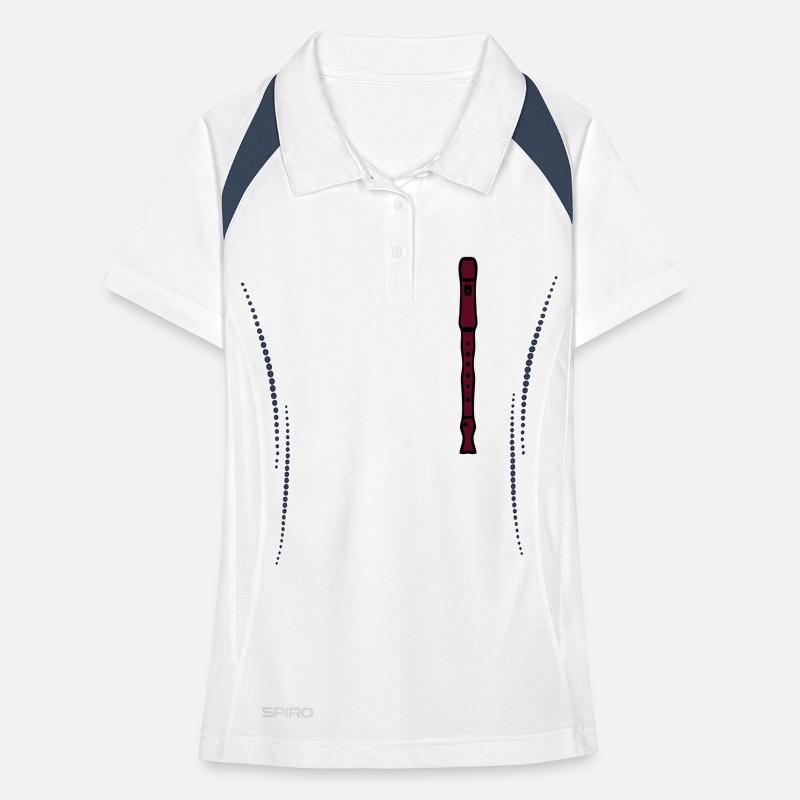recorder flute Women's Polo breathable