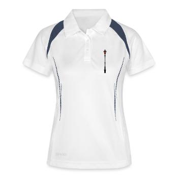 Lantern - Women's Polo breathable - white/navy - Front