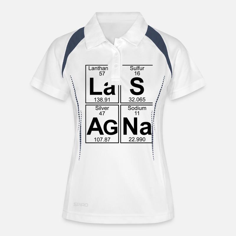 La-S-Ag-Na (lasagna) - Full - Women's Polo breathable - white/navy