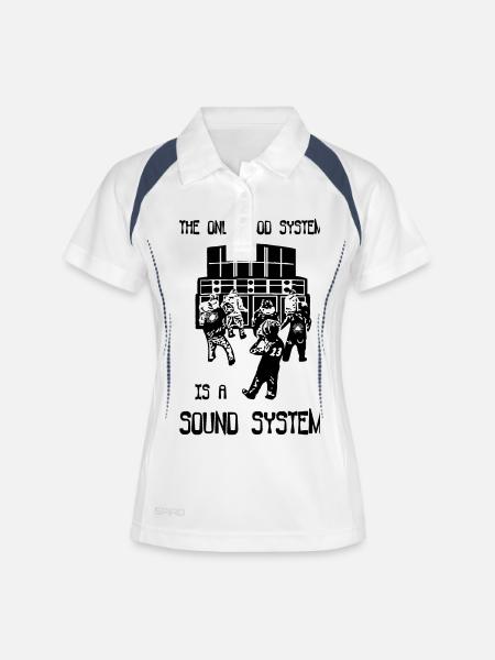 The only good system is a sound system - Women's Polo breathable - white/navy