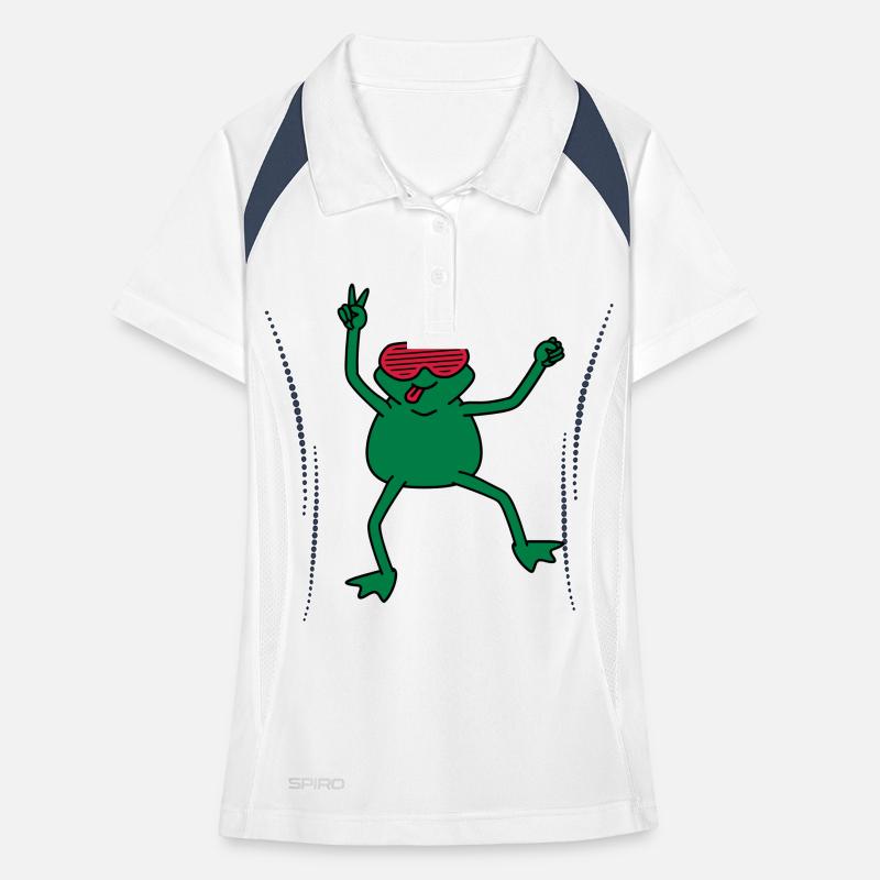 funky_frog Polo respirant Femme