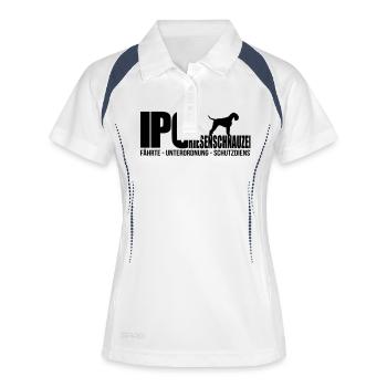 géant IPO - Polo respirant Femme - blanc/marine - Devant