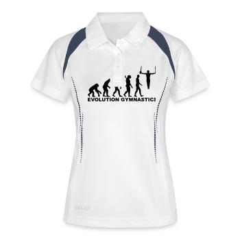 Evolution Gymnastics - Women's Polo breathable - white/navy - Front