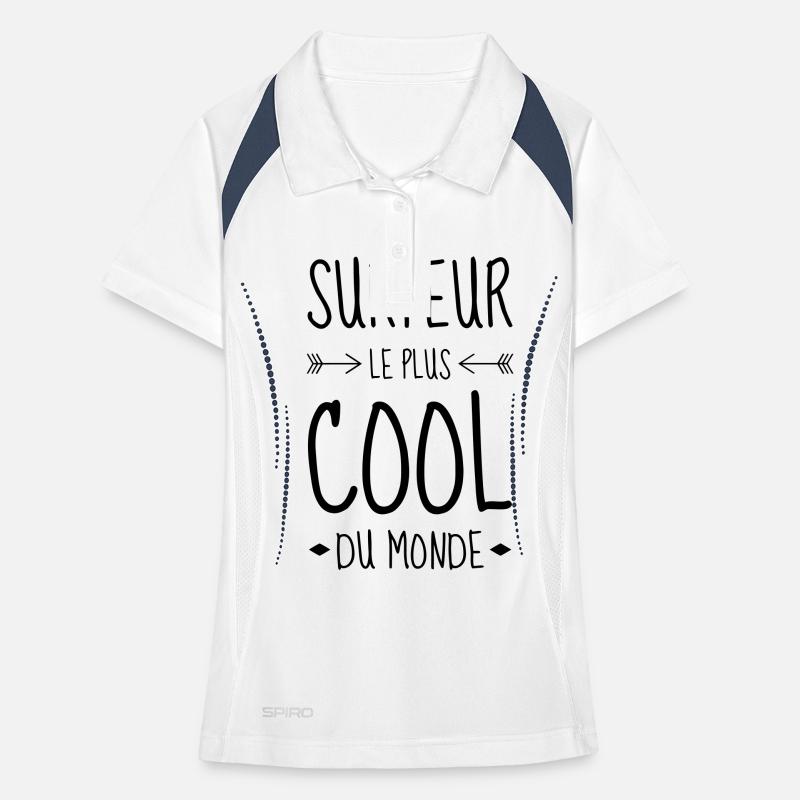 surf / surfeur / surfer / plage Polo respirant Femme