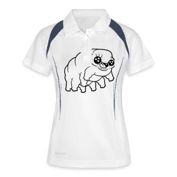 Small Wasserbaer Baertierchen - Women's Polo breathable - white/navy - Front