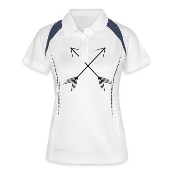 Arrows - Women's Polo breathable - white/navy - Front