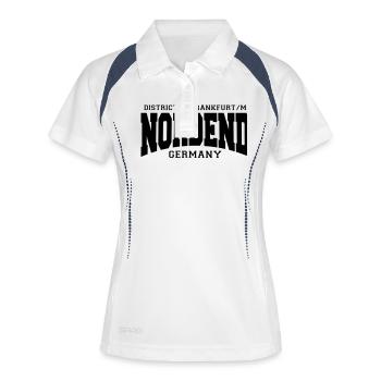 Frankfurt nordend - Women's Polo breathable - white/navy - Front
