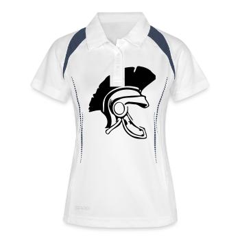 Römer - Frauen Polo atmungsaktiv - Weiß/Navy - Vorne
