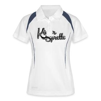 KielerSprotte - Polo respirant Femme - blanc/marine - Devant