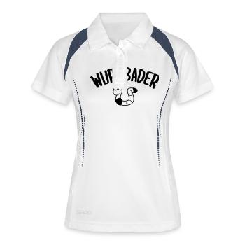 Wurmbader - Frauen Polo atmungsaktiv - Weiß/Navy - Vorne
