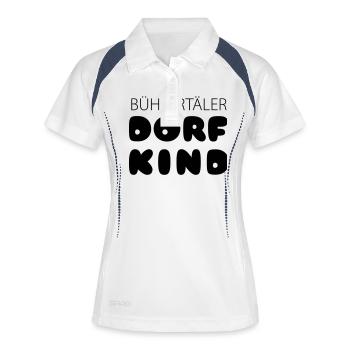 BH11 - Frauen Polo atmungsaktiv - Weiß/Navy - Vorne