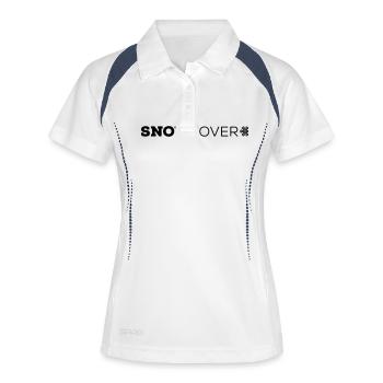 SNOW Lover - Women's Polo breathable - white/navy - Front
