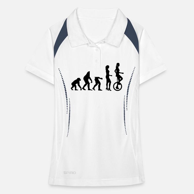 evolution_einradfahrerin_1c Women's Polo breathable