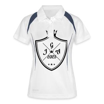 JGA 2025 - Women's Polo breathable - white/navy - Front