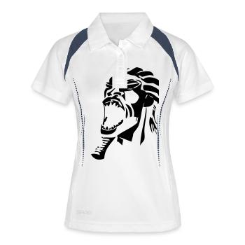 MOVAIZHALEINE - Polo respirant Femme - blanc/marine - Devant