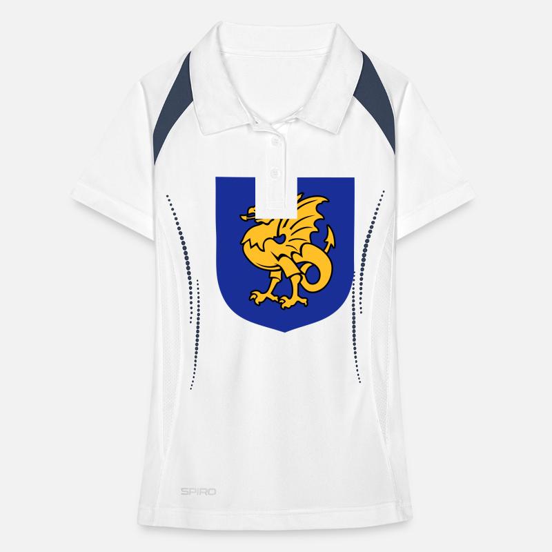 fantasy creature griffin drawing Bornholm Women's Polo breathable
