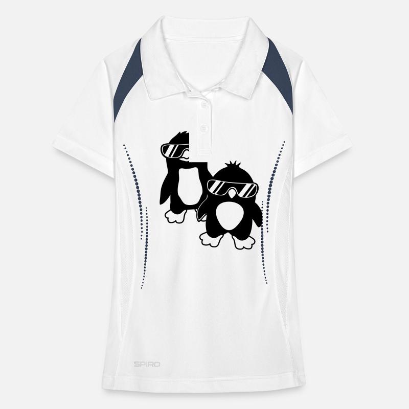Crew Penguins 2 Amis Polo respirant Femme