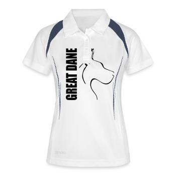 WILSIGNS GRANDS PROFIL accosté DANE - Polo respirant Femme - blanc/marine - Devant