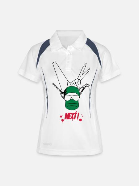 Surgeon - Women's Polo breathable - white/navy