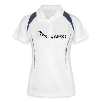moloko vellocet clockwork orange - Frauen Polo atmungsaktiv - Weiß/Navy - Vorne