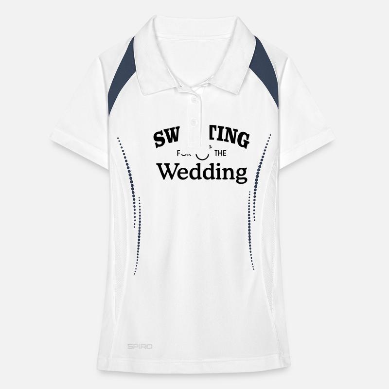 Sweating for the wedding Frauen Polo atmungsaktiv