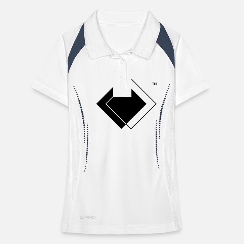 minimal square Women's Polo breathable