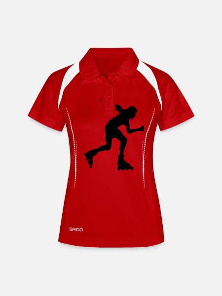 inlineskating - Women's Polo breathable - white/navy