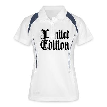 édition limitée 2 - Polo respirant Femme - blanc/marine - Devant