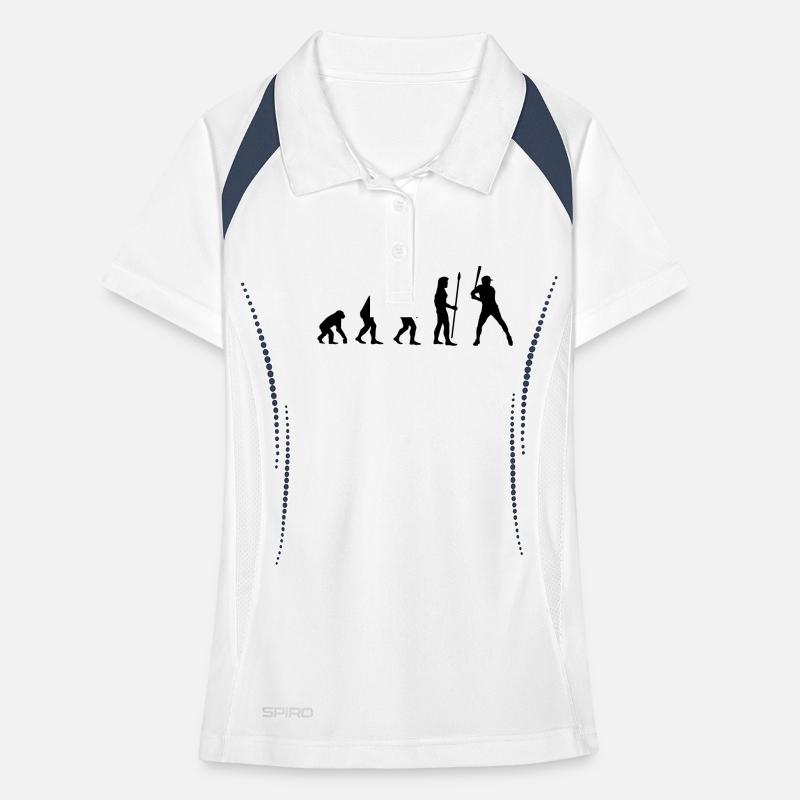 evolution_baseball1 Polo respirant Femme