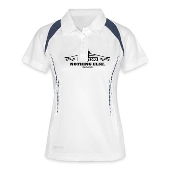 rowing nothing else Rudern Skull Boot Skiff - Polo respirant Femme - blanc/marine - Devant