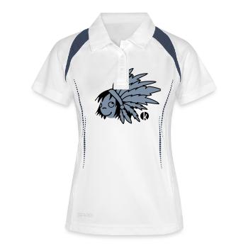 Indian Chief - Indian - Polo respirant Femme - blanc/marine - Devant