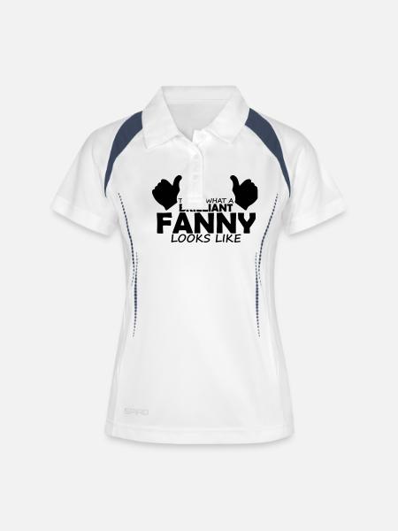 brilliant fanny - Women's Polo breathable - white/navy