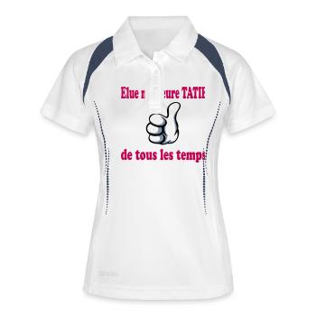 Best AUNTIE OF ALL TIME - Women's Polo breathable - white/navy - Front
