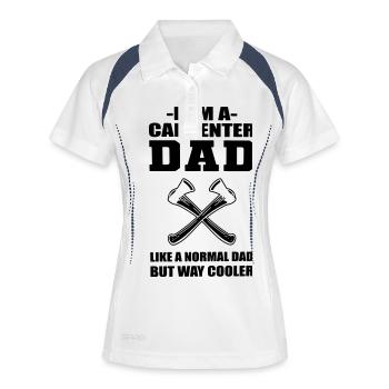 I am a carpenter dad. - Women's Polo breathable - white/navy - Front