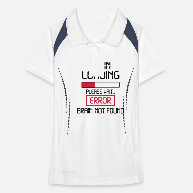 brain loading error Women's Polo breathable