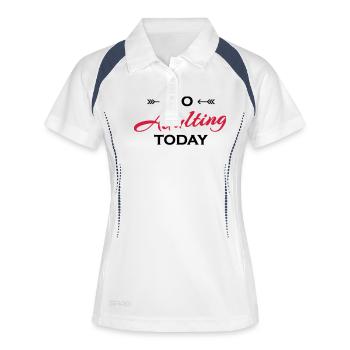 No adulting today - Women's Polo breathable - white/navy - Front