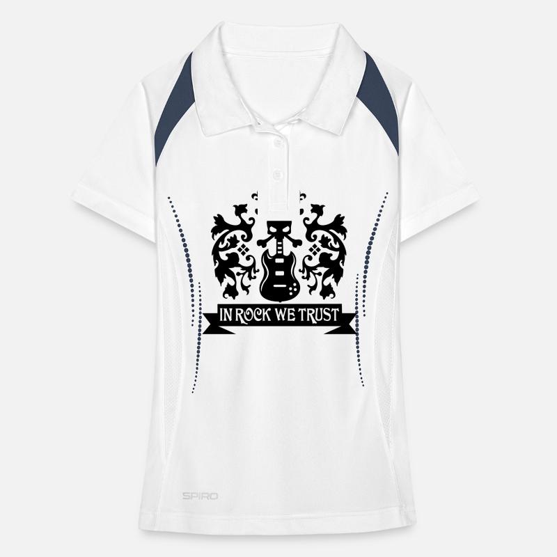In Rock We Trust Women's Polo breathable