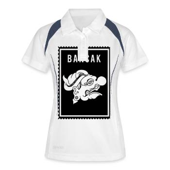 Bancak - Wayang - Women's Polo breathable - white/navy - Front