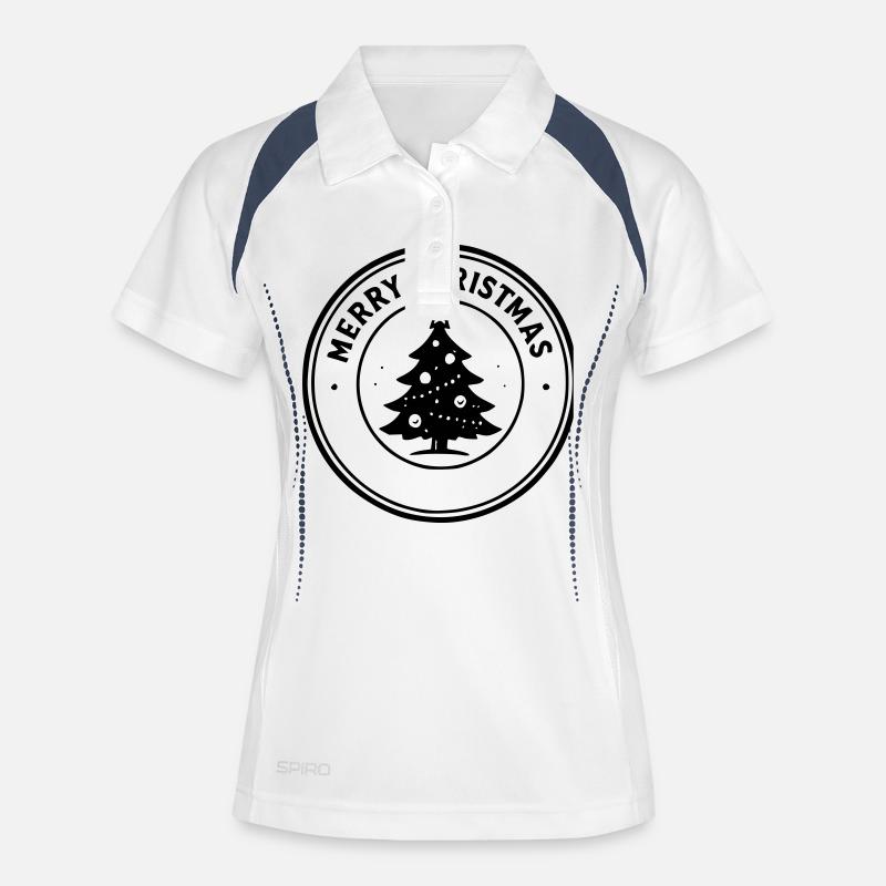 Merry Christmas - Women's Polo breathable - white/navy