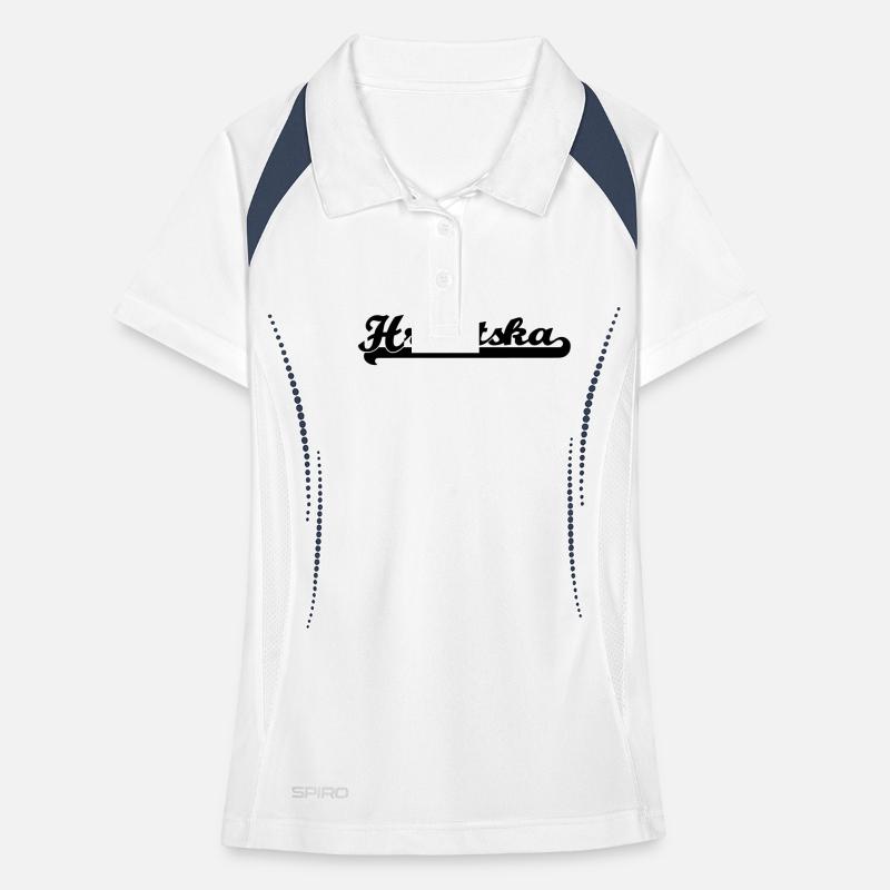 hrvatska writing Women's Polo breathable