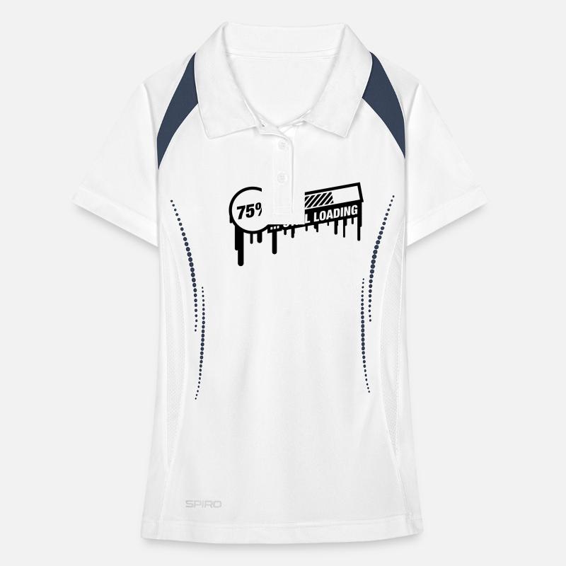 still_loading_graffiti_qu1 Women's Polo breathable