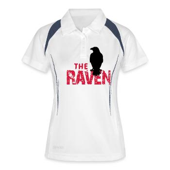 Le Corbeau - Polo respirant Femme - blanc/marine - Devant