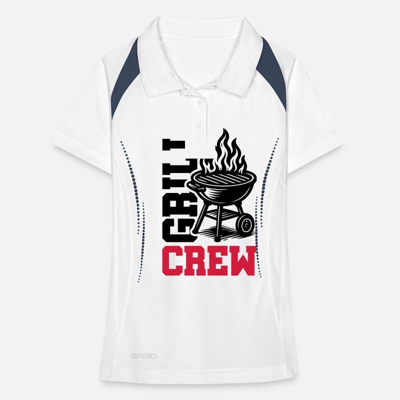 Équipe de grillades Polo respirant Femme